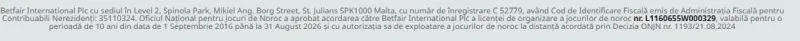 Betfair Casino autorizat și licențiat