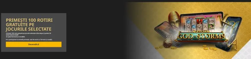 Bonus de bun venit Betfair Casino: 100 rotiri gratuite