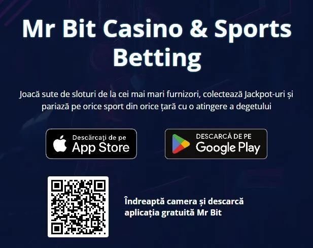Cod QR aplicație Mr Bit Casino
