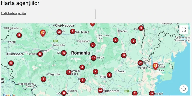 Harta României