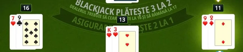 Valoarea cartilor la Blackjack