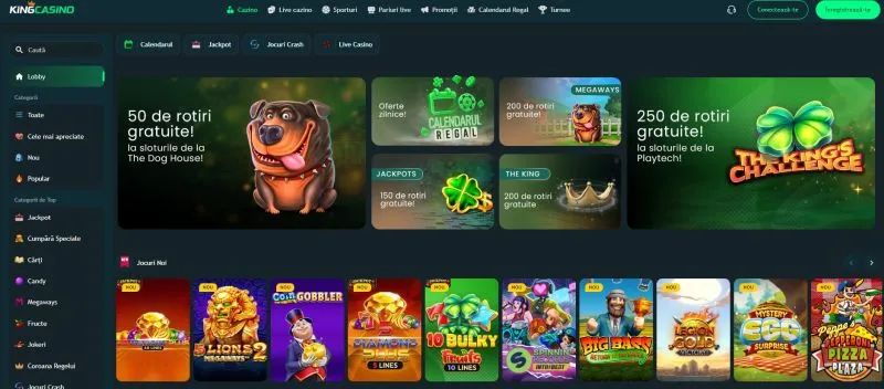 Pagina principală King Casino