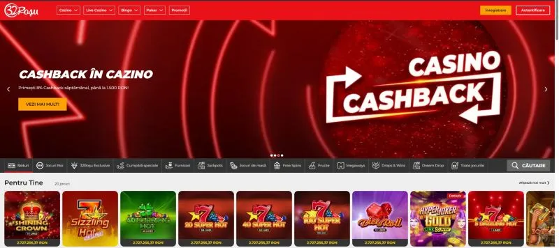 Pagina principală 32Rosu Casino