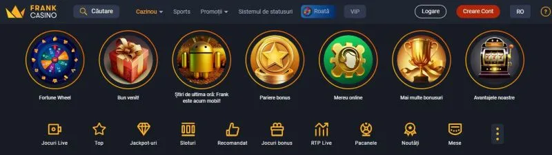 Neteller pe Frank Casino