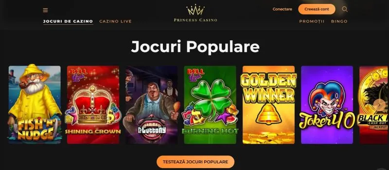 Pagina de Casino de pe Princess Casino