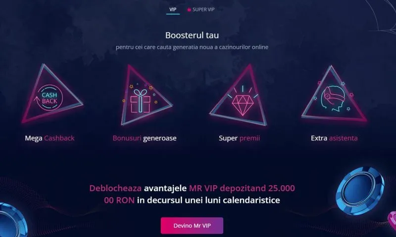 Programul VIP Mr Bit Casino