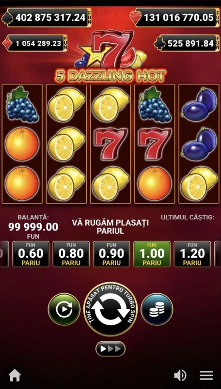 Sloturi cu fructe disponibile pe mobil