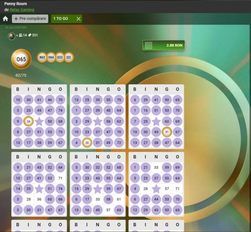 Bingo cu 75 de bile