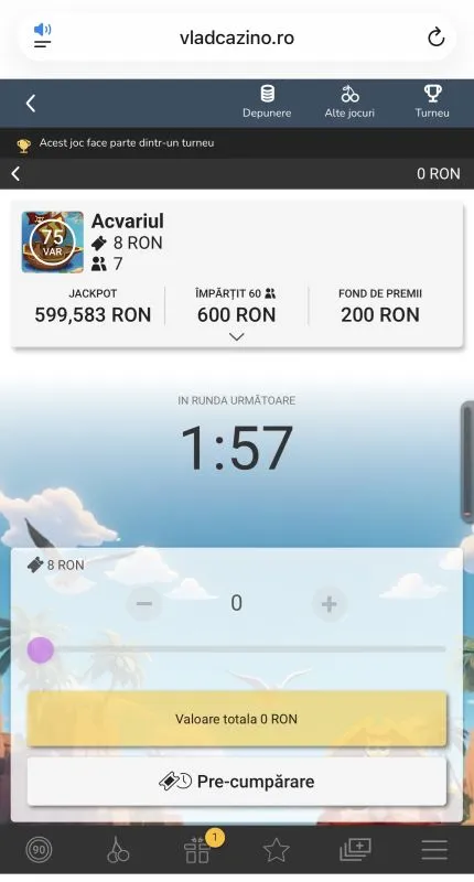 Joc de Bingo pe dispozitive mobile