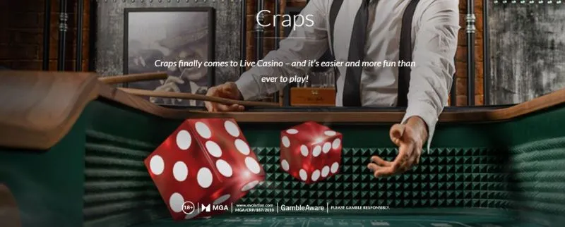 Joc de Craps pe masă de casino