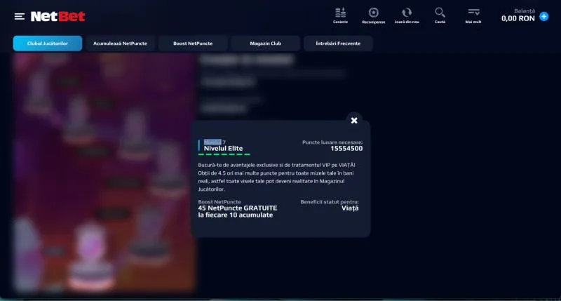 NetBet Club VIP Elite