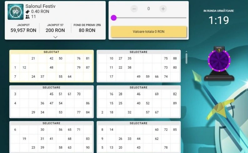 Bingo cu 90 de bile