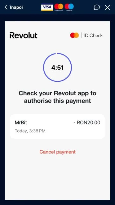 Plata cu Revolut