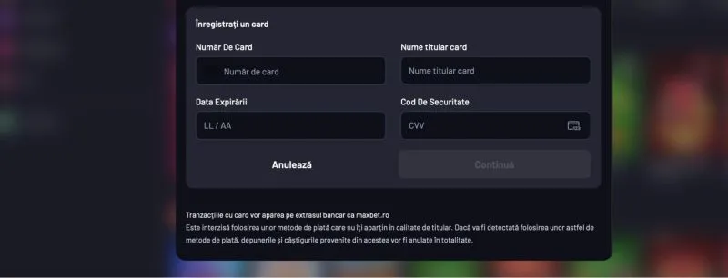 Maxbet Casino - verificarea rapidității Visa