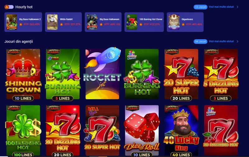 Sectiunea de sloturi de la BetMen Casino