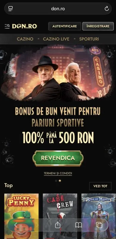 Don Casino pe mobil