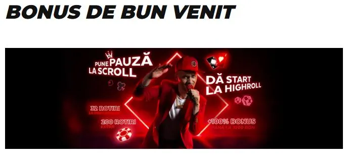 Bonusul de bin venit de la 32Roșu Casino
