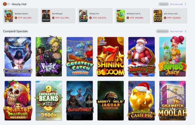 Sectiunea de sloturi de la PowerBet Casino