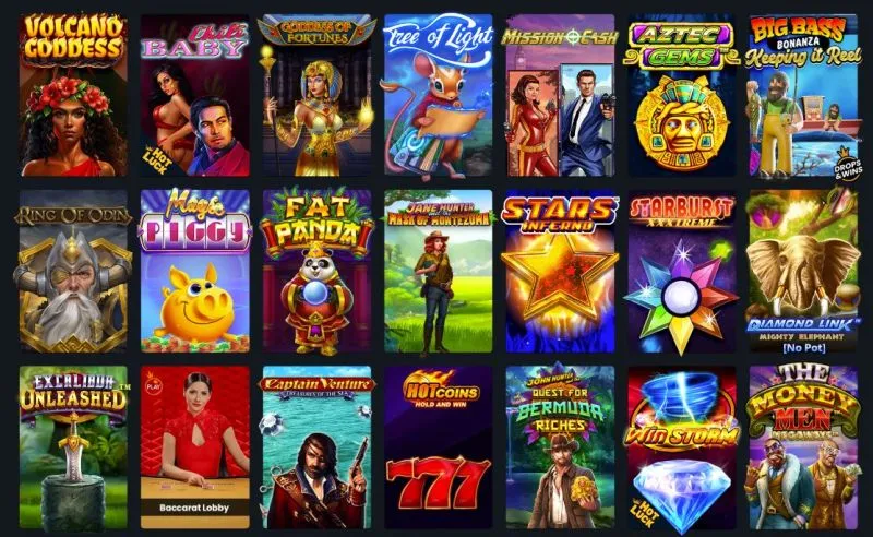 Sectiunea de sloturi de la Spin Casino