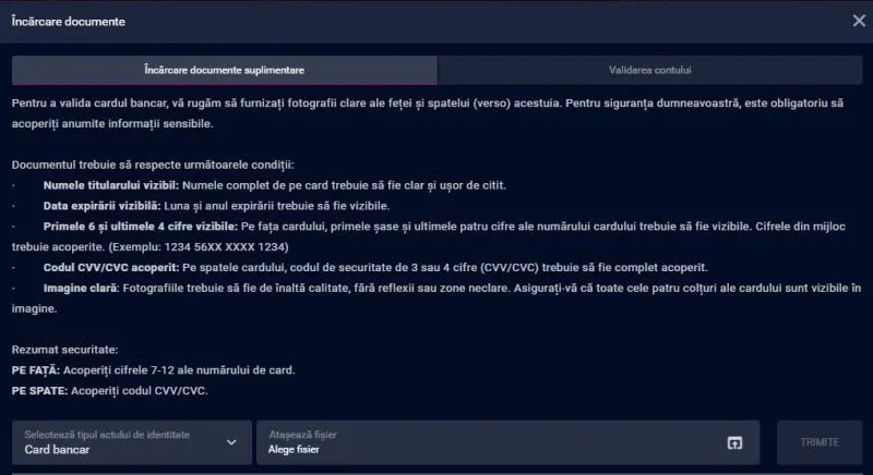 Procesul de verificare la Vbet Casino