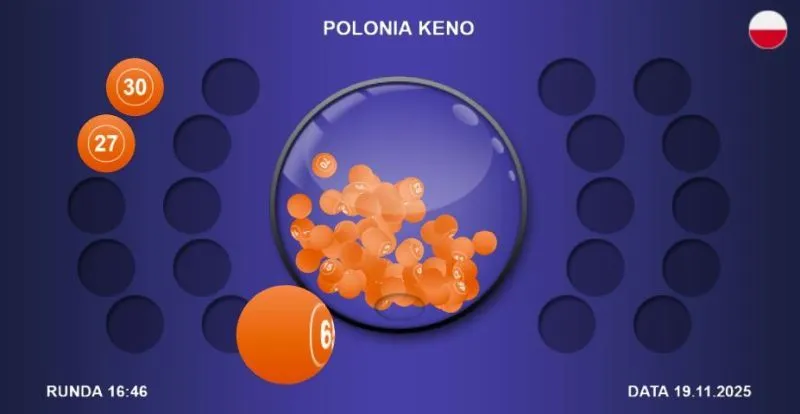 Extrageri in timp real la Polonia Keno