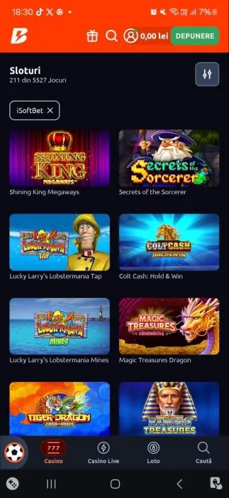iSoftBet la Betano Casino