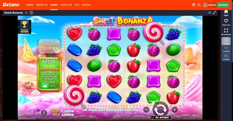 Sweet Bonanaza de la Pragmatic Play