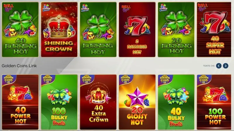 Sectiunea de sloturi de la RedSevens Casino