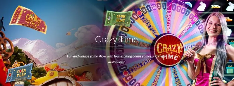 Crazy Time de la Evolution Gaming