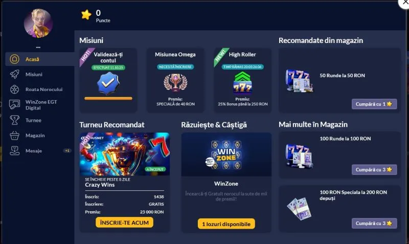 Promotii de la Royal Casino