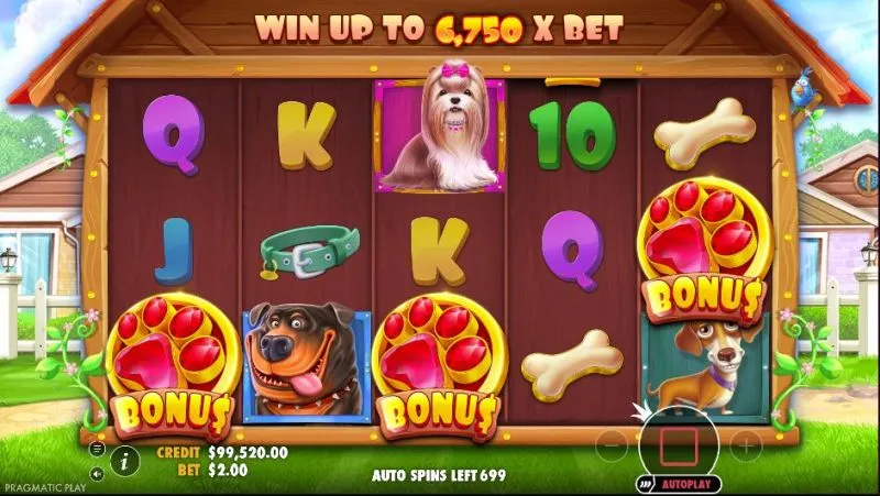 The Dog House rotiri gratuite și sticky wilds