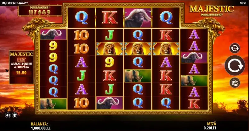 Jocul de slot Majestic Megaways