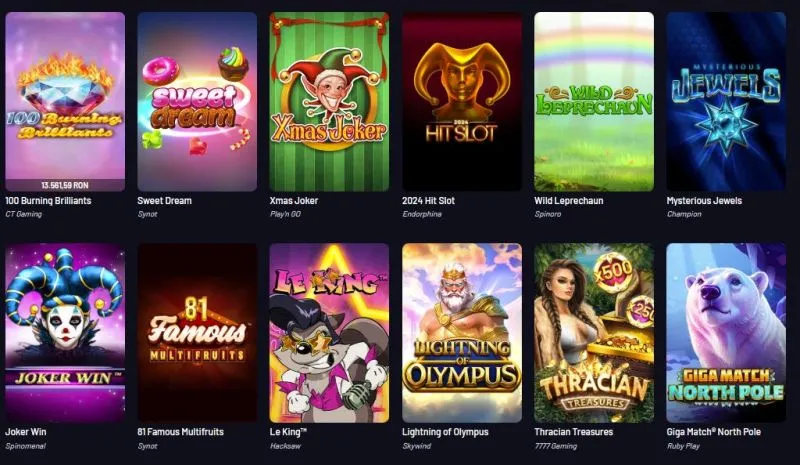 Sectiunea de sloturi de la Maxbet Casino