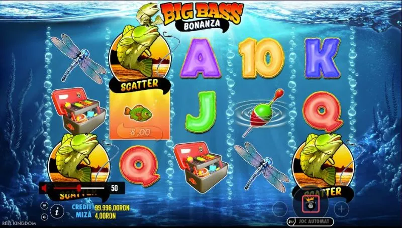 Big Bass Bonanza mecanism colectare bani