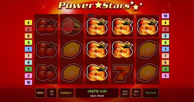 Jocul de slot Power Stars