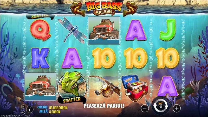 Jocul de slot Big Bass Splash
