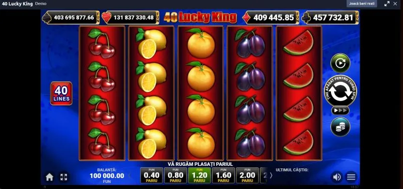 40 Lucky King demo