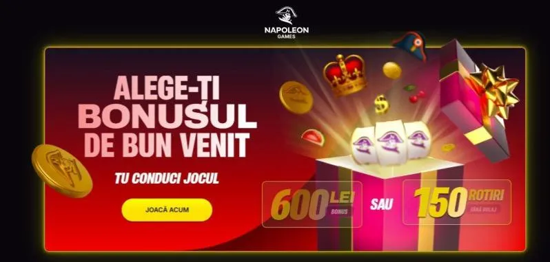 Napoleon Games Bonus bun venit