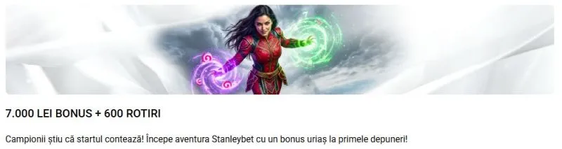 Stanleybet Casino bonus de bun venit