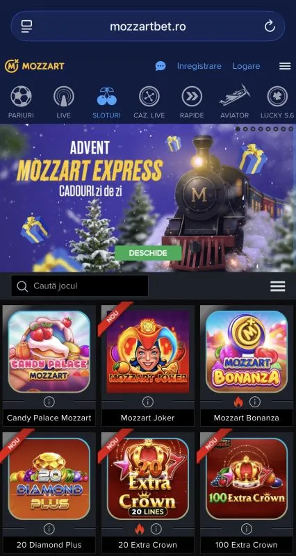 Mozzartbet Casino pe mobil