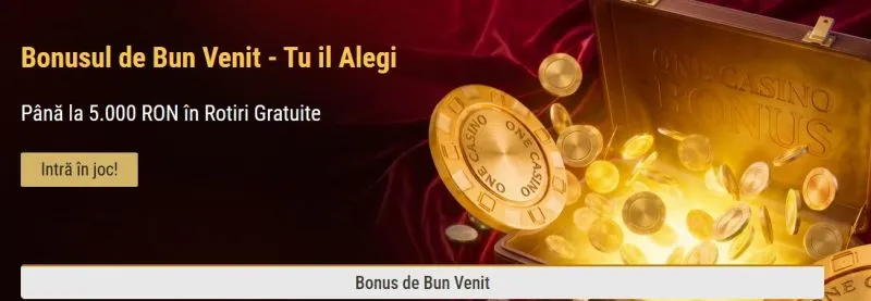 Bonus bun venit One Casino