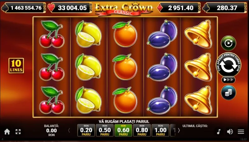 Jocul de slot Extra Crown Classic