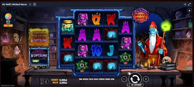 Jocul de slot Mr Null’s Wicked Wares