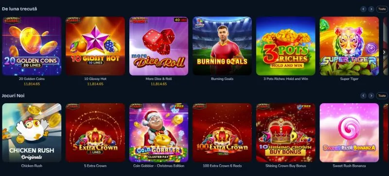 Sectiunea de sloturi de la Mr Play Casino