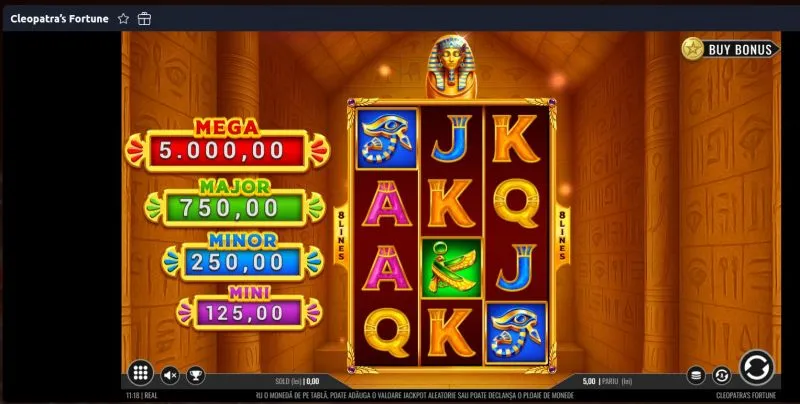 Jocul de slot Cleopatra's Fortune
