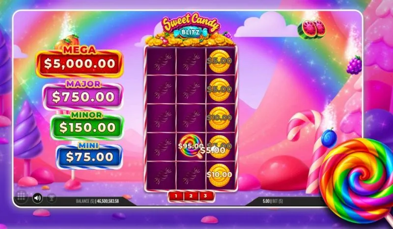 Jocul de slot Sweet Candy Blitz