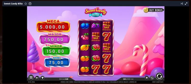 Funcții speciale laSweet Candy Blitz