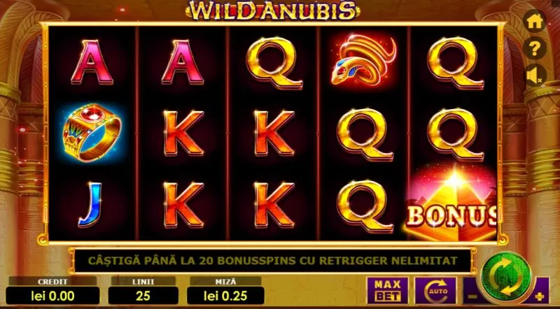 Jocul de slot Wild Anubis