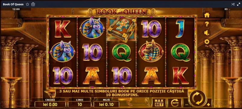 Jocul de slot Book of Queen