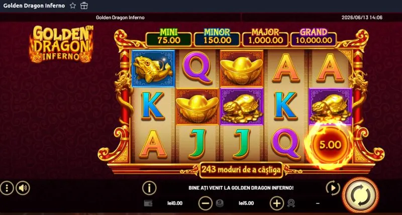 Simboluri la Golden Dragon Inferno
